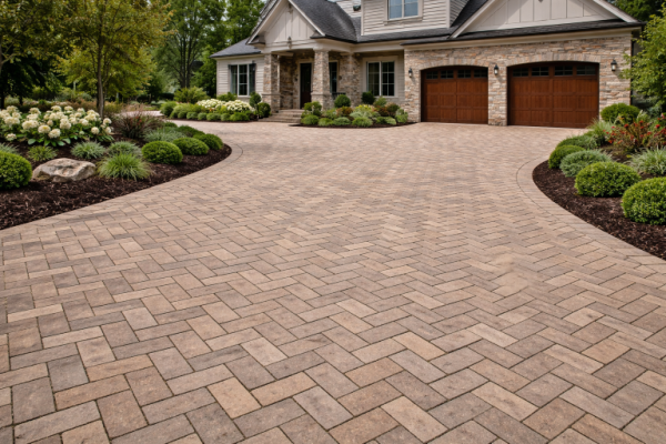 Tangier #12 Granite Herringbone