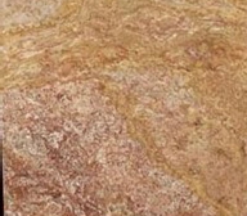 Peach Travertine - mix of peach, brown, beige, yellow colors