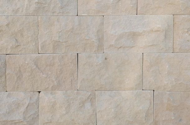 SEAHAZE SAND Limestone split face wall