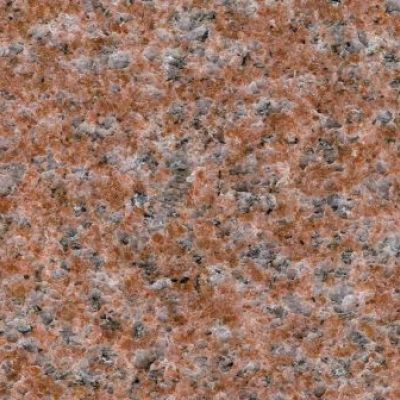 red, gray, and white speckled granite