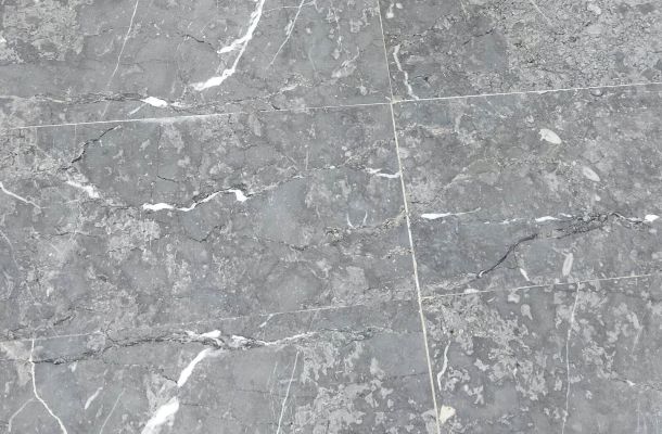 gray with white veining marble