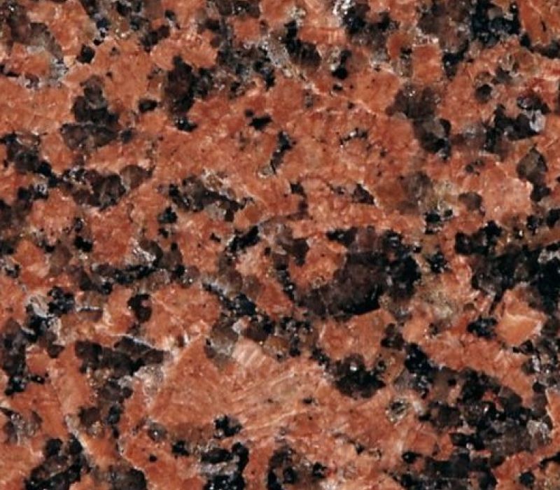 Tangier #20 red & black speckled granite