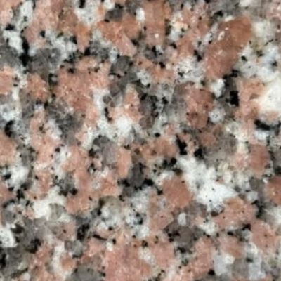 Tangier #16 reddish, black, and white speckled granite